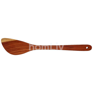 Natural Eco Friendly Alegra Teak Wood Spatula Sustainable Food Safe No <b>Paint</b> and Varnish Halal Customized Kitchen Sustainable - Product Image 6