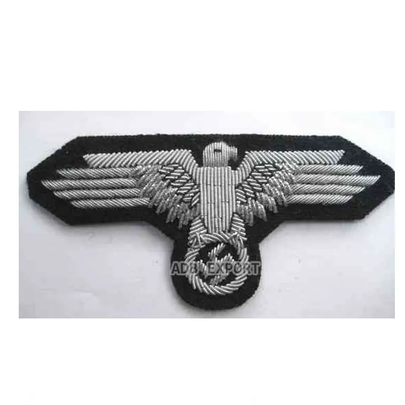 WW2 Đức Đồng Phục SS Sĩ Quan Tay Áo Đại Bàng Mũ Insignia Tay Làm Bằng Adb Xuất Khẩu Các Nhà Sản Xuất/Sinh Sản/Repro