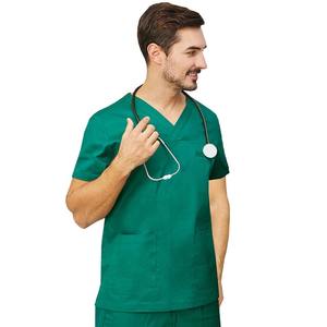 Haute qualité à la mode Stretch Spandex médecin gommages uniforme d'allaitement unisexe personnalisable - Product Image 1
