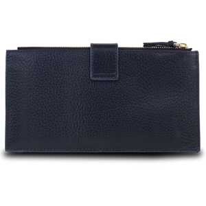 กระเป๋าสตางค์ใบยาวสีทึบมาใหม่สำหรับผู้หญิงกระเป๋าสตางค์อเนกประสงค์กระเป๋าคลัทช์หนังสำหรับผู้หญิงมีช่องเสียบบัตรหลายช่อง LWM-0283 - Product Image 6