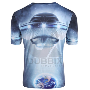 Oem sublimación en blanco poliéster camisetas 3D impreso tinte completo camisetas personalizadas sublimación Ringer camisetas - Product Image 3