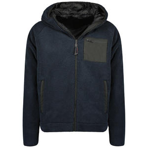 Veste polaire à capuche ajustable à fermeture éclair ultra chaude unique et nouvelle pour hommes Nouvelle veste à poignets élastiques respirante - Product Image 1