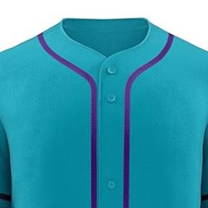 Camiseta de Béisbol Barata de Alta Calidad, Transpirable, 100% Poliéster, Uniforme de Béisbol Americano, Nombre y Número Personalizados, Unisex - Product Image 4