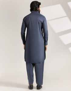 Pakistan Shalwar Kameez ensemble vêtements islamiques hommes Salwar Kameez pour la fête vente en gros Slim Fit décontracté - Product Image 4