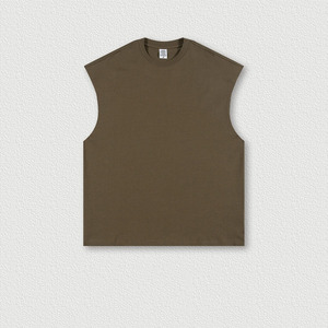 Camiseta Deportiva de Fitness para Gimnasio, Diseño Nuevo, Transpirable en 3D, Informal, de Punto, de Poliéster, Cómoda, sin Mangas, para Hombre - Product Image 2