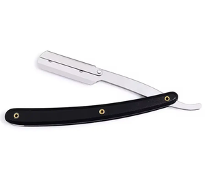 Rasoir droit acceptable OEM Lames de rasage à bord unique Manche en bois léger Rasoir à gorge coupée pour barbier - Product Image 6