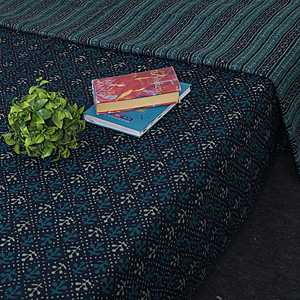 Lit double en coton 240 TC à imprimé floral bleu marine Couette Dohar SHKR1017 - Product Image 5