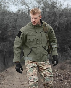 เสื้อแจ็กเก็ตแคนวาสแบบมีโลโก้ด้านหน้าผ้ากันน้ำและระบายอากาศได้ดีสำหรับผู้ขับขี่ - Product Image 5