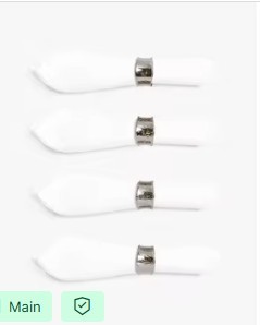 Servilletero elegante de metal negro con diseño moderno Decoración elegante y funcional para mesas de comedor y organización de cocina - Product Image 4