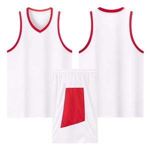 เสื้อบาสเก็ตบอลระบายอากาศได้ดีสำหรับผู้ชายเสื้อบาสเก็ตบอลโพลีเอสเตอร์แบบ100% - Product Image 3