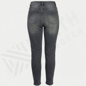 <b>Women's</b> Slim Fit Denim <b>Jeans</b> Trendy Streetwear Comfortable Casual Fashion Pants for Ladies Customized Color Modern Trousers - Product Image 2