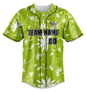 Camiseta de Béisbol para Hombre al por Mayor, Personalizada con Impresión Digital, Manga Corta, Transpirable, de Alta Calidad, Spandex/Algodón, Secado Rápido, a la Moda - Product Image 1