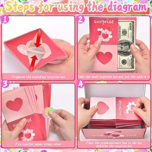 <span class=keywords><strong>Caja</strong></span> de regalo sorpresa de cumpleaños con explosión de confeti <span class=keywords><strong>para</strong></span> dinero en efectivo explosión <span class=keywords><strong>caja</strong></span> de regalo DIY <span class=keywords><strong>para</strong></span> Mujeres Hombres chico - Product Image 3