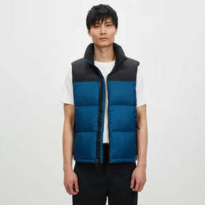 Último personalizado de alta calidad logotipo personalizado hombres Casual ecológico ligero sin mangas invierno cálido chaleco acolchado 2025 - Product Image 1