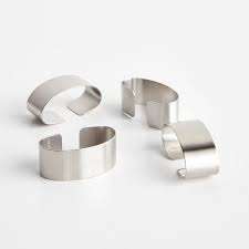 Anneau de serviette en laiton de qualité durable, fait à la main, taille et forme personnalisées, anneau de serviette en tissu pour fournisseur en gros en Inde - Product Image 4