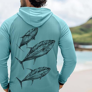 Bas quantité minimale de commande conception personnalisée séchage rapide maillot de pêche à manches longues hommes Protection UV respirant sublimation maillot de pêche - Product Image 3