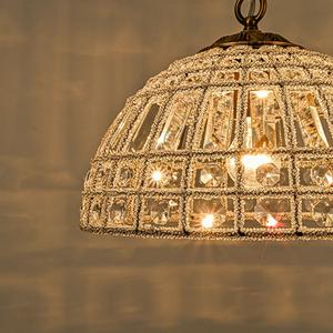 Lustre suspendu Premium LED cristal Accent pendentif à usage décoratif forme ovale lustre maison hôtels décor - Product Image 2