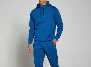 Ensemble de vêtements de sport personnalisés | Sweat à capuche solide brodé sur mesure | Survêtement respirant et antibactérien 100% coton - Product Image 3