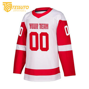 Vente en gros de pratique de haute qualité à quantité minimale de commande bas personnalisé vêtements de hockey pour hommes et femmes maillot de hockey sur glace vierge bon marché pour jeunes - Product Image 6