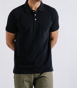 240สำหรับผู้ชาย GSM และกอล์ฟสำหรับเสื้อโปโลดีไซน์สีพื้นใส่ออกกำลังกายลำลองพิมพ์ลายได้ - Product Image 5