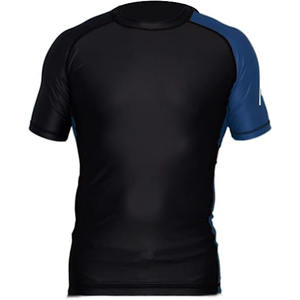 Vente en gros vierge OEM côtés avant et arrière vert manches courtes noir Compression Shirt manches longues MMA LOGO - Product Image 5