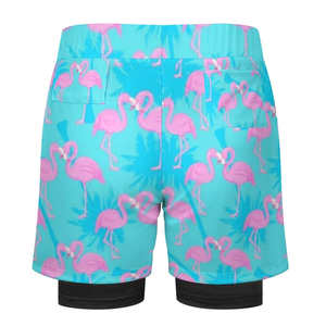 Pantalones cortos con estampado de sublimación de secado rápido para exteriores para hombres Pantalones cortos de natación de entrenamiento de temporada de verano para hombres - Product Image 6