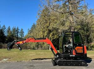 จัดส่งฟรี QNT50R เครื่องขุดไฮดรอลิกขนาดเล็ก28HP 51 "ใบมีดหน้า18" ถังขุดพร้อมฟัน EPA CE ระบบไฮดรอลิกเสริม - Product Image 4