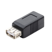 USB 2,0 AF/BF enchufe tipo A hembra a tipo B hembra adaptador conector convertidor Compatible con computadora Disco Duro impresora Cámara