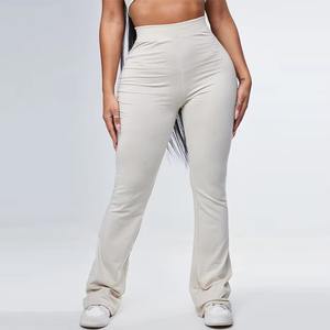Ropa de entrenamiento para mujer, chaqueta delgada, Top, pantalones acampanados, conjunto de 2 piezas, conjunto de Jogger de dos piezas, conjuntos de ocio para mujer 2026 - Product Image 3