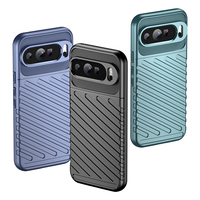 Coques de téléphone de luxe en TPU antichoc anti-traces de doigts couleur unie pour Google Pixel 9 Pro 5G 8 7 6