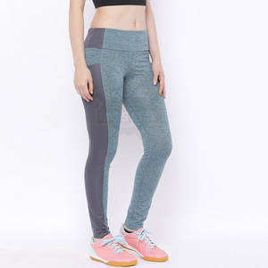 Mallas de gimnasio de cintura media para mujer transpirables al mejor precio con patrón sólido para ropa de entrenamiento en línea Servicio OEM disponible - Product Image 3