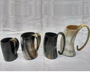 Exportateur indien tasse à boire en corne de buffle pour boire de la bière et de l'eau disponible au prix de gros tasse à café à l'adresse artisanat - Product Image 3