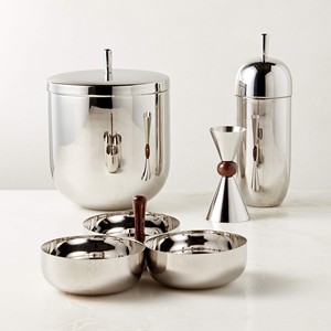 Elegant Stainless Steel <b>Ice</b> <b>Bucket</b> with Lid High Gloss Finish <b>Insulated</b> Design for Premium Home Bar Entertaining - Product Image 3