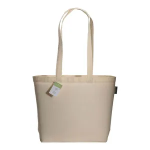 Borsa Promozionale in Cotone Biologico con Soffietto e Design Ecologico - Product Image 4