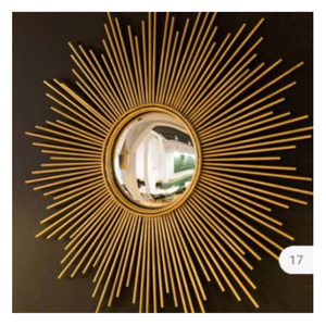 Espejo de ratán para colgar en la pared diseñado por un artesano vietnamita, espejo de ratán redondo con marco de luz, perfecto para la decoración diaria - Product Image 4