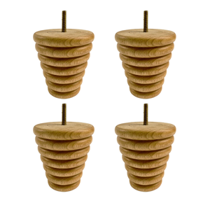 Chaise en bois massif, durable, forte capacité de charge, pour salon, bureau, canapé, pied de meuble, logo personnalisé accepté, fabrication au Vietnam - Product Image 1