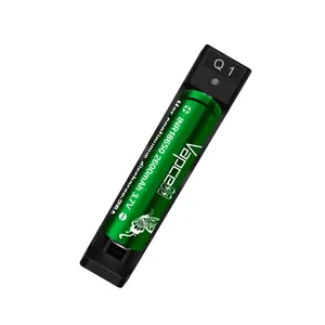 Vapcell Q1 0.6A 1插槽单简单充电器USB电缆用户手册li lon可充电电池充电器