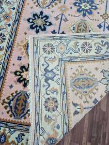 Juego de alfombras persas Oushak hechas a mano, alfombra de algodón bordada, alfombrilla para puerta, lavable, diseño moderno de lujo bajo - Product Image 4