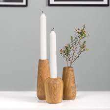 Support à bougie en bois de qualité supérieure en gros, idéal pour la décoration de table, design de bougie votive, décoration de Noël, support à bougie en bois - Product Image 2