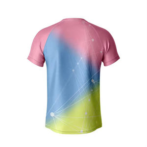 2025 dernière Sublimation t-shirt hommes vêtements nouveau Style d'été mode couleur sublimé t-shirt pour hommes - Product Image 6