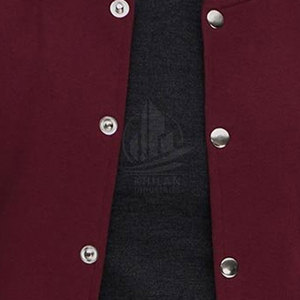 <b>Lightweight</b> Breathable Winter <b>Jacket</b> Custom Made New Style Letterman <b>Jacket</b> <b>for</b> <b>Men</b> Stand Collar Front Logo Made in Pakistan - Product Image 6