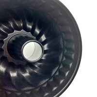 Moule à gâteau cannelé de 10cm avec tube revêtement antiadhésif moule à gâteau durable outils de cuisson et de pâtisserie
