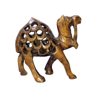 Goranshi, изделия ручной работы, деревянные, вырезанные вручную, верблюд | Подарок для клиентов, клиентов, семьи и друзей