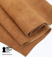 Kulit Sapi Asli Organik 100% OEM, Kulit Suede Full Grain, Full Vegtan Natural, Untuk Kerajinan, Sofa, Furnitur, Sepatu, dan Lainnya