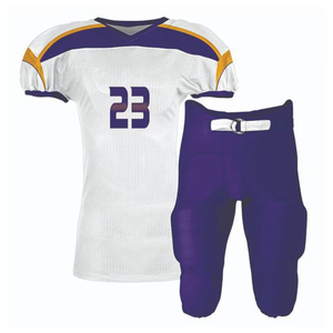 Uniforme de fútbol americano de poliéster unisex hecho a medida en Pakistán Venta caliente uniforme de fútbol americano logotipo personalizado - Product Image 6