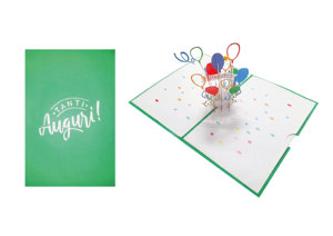 Made in Italy Origami bất ngờ thiệp chúc mừng Popup 3D cho bóng bên - Product Image 2