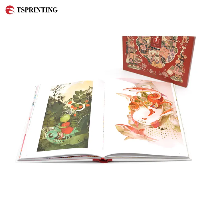 Free Sample Recyclable Paper Boxes For Craft Coffee Table Book Printing With Custom Box Hard Cover Design Children Book Printing