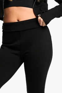 Conjunto Deportivo de Ropa Deportiva de Alto Rendimiento, Chaqueta Corta con Cremallera y Pantalones Jogger Acampanados, Logotipo Personalizado, Chándal Atlético para Suministro al por Mayor OEM ODM - Product Image 4