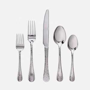 Lot de 5 couverts en acier inoxydable Cuillère Couteau Fourchette Passe au lave-vaisselle Utilisé dans les ustensiles de cuisine Table Cafe Home Metal Designer Handles - Product Image 4