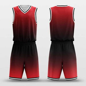Ensemble de maillots uniformes de basket-ball sans manches avec logo couleur personnalisé respirant de haute qualité conception OEM impression numérique 100% polyester tout - Product Image 1